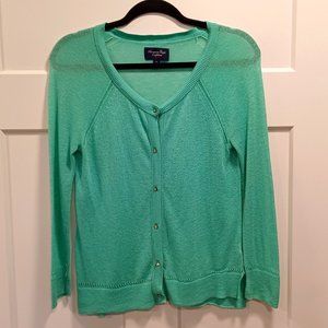 American Eagle Mint Cardigan, S/P